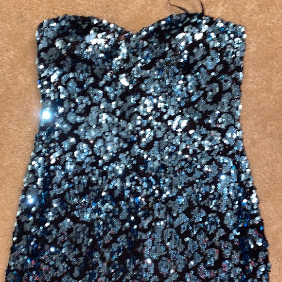 Black sequin dress, as I wish size medium - Picture 2 of 6